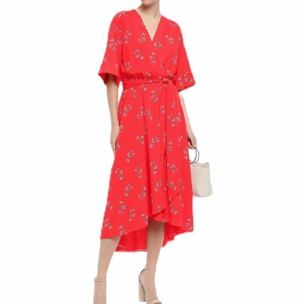 Joie Daymon B Wrap Midi Dress NWT Sz XL
